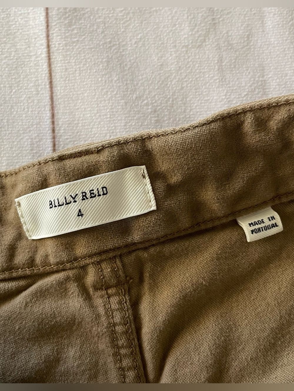 Billy Reid Moleskin Utility Capri Pants Women’s 4 Brown Straight Minimalist - Picture 10 of 14